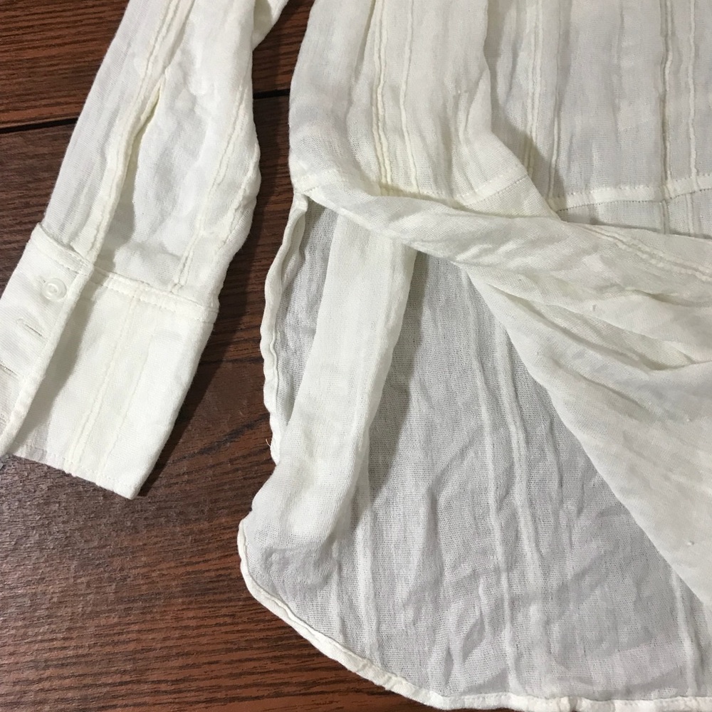 Free People Cozy Nights Button Up Oversized Tunic - Picture 7 of 8